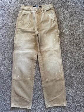 BDG Khaki High-Rise Carpenter Jeans